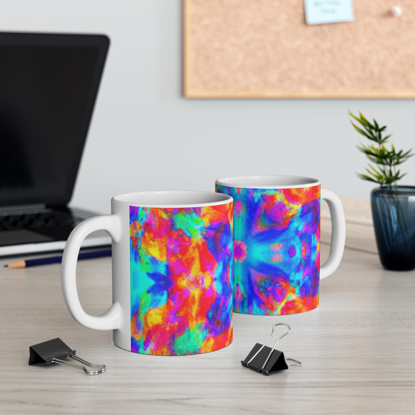 Andrews Blend Coffee Company - Psychedelic Coffee Cup Mug 11 Ounce