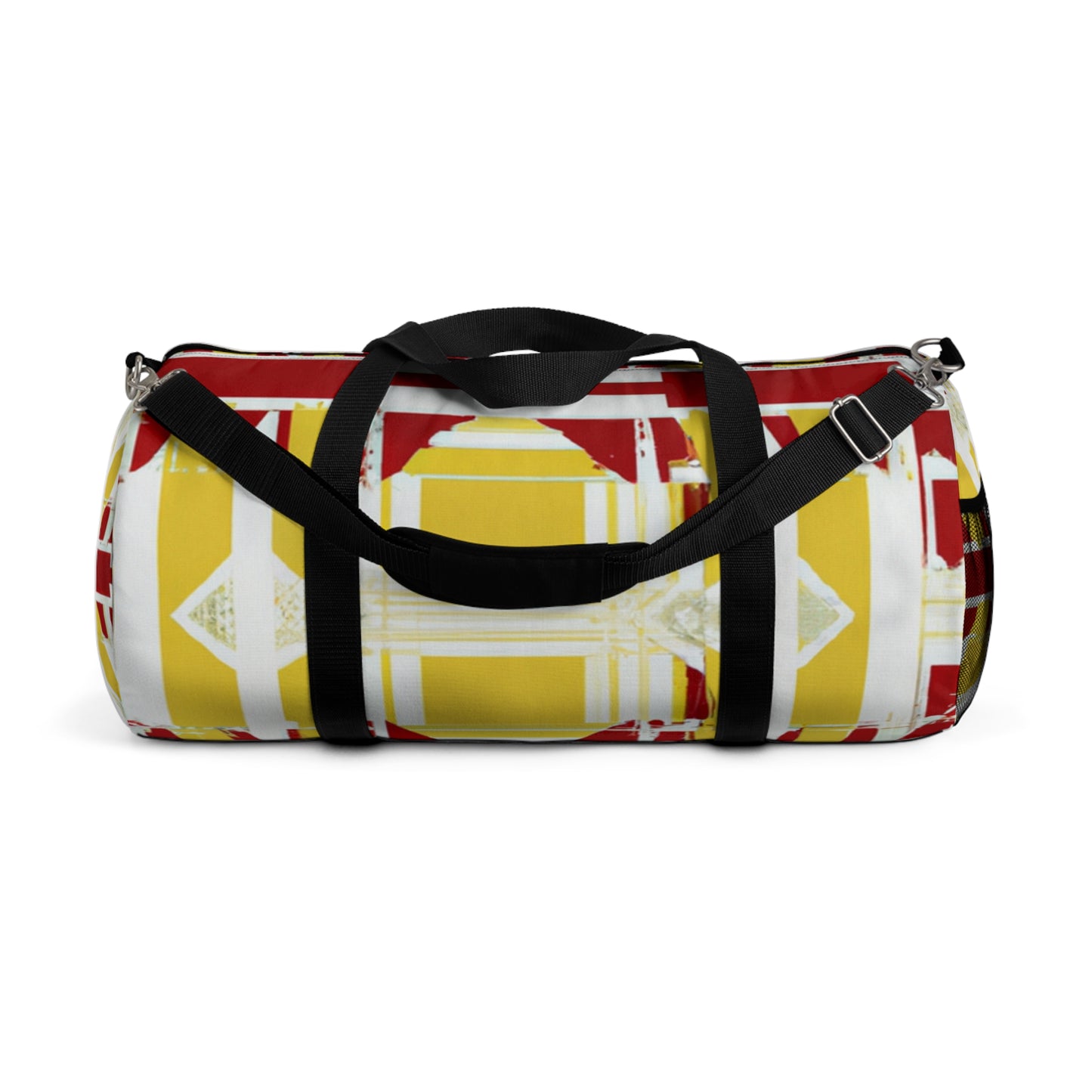 Herberta Longskirt - Geometric Pattern Duffel Travel Gym Luggage Bag