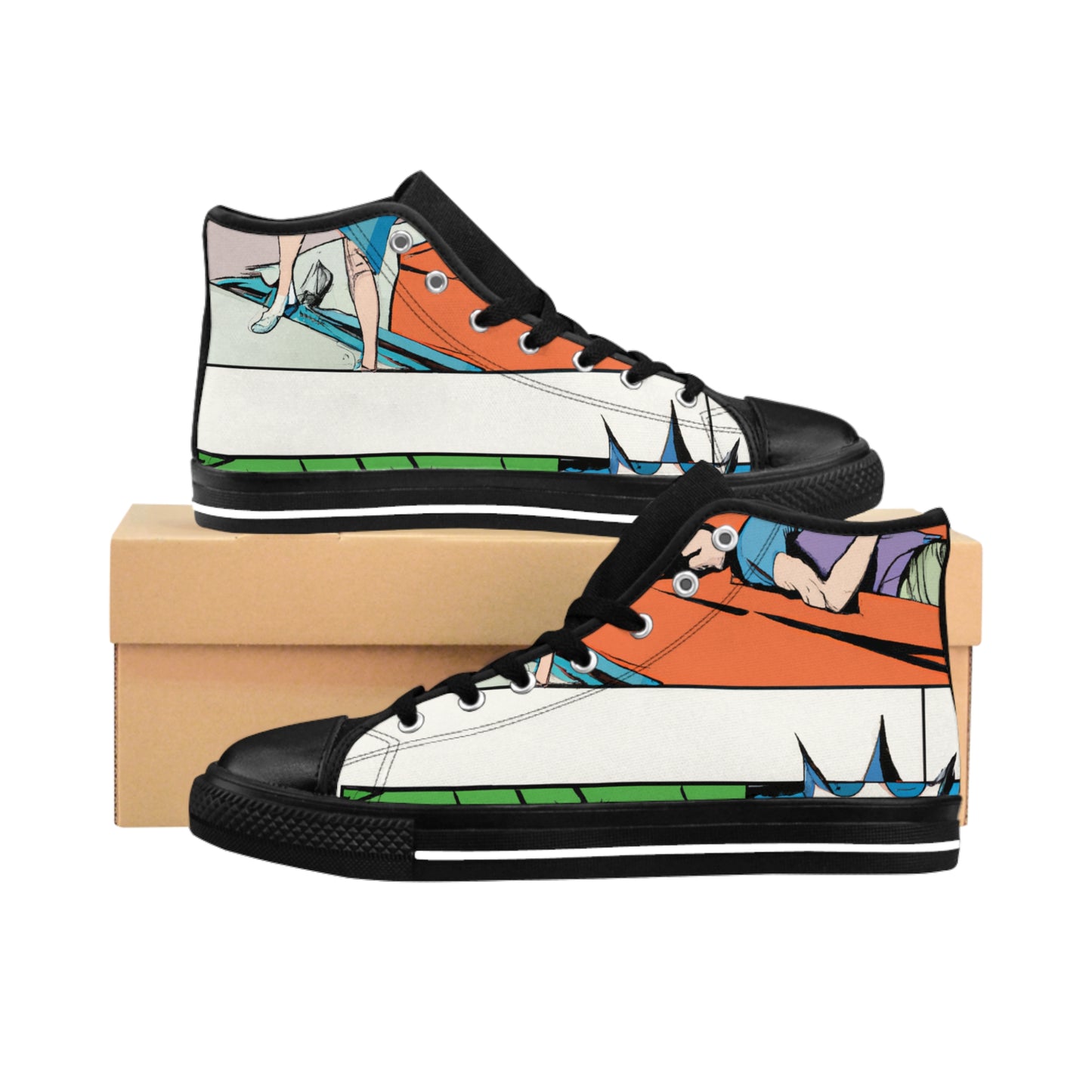 .

Gwendolyn Shoehart - Comic Book Hi Tops