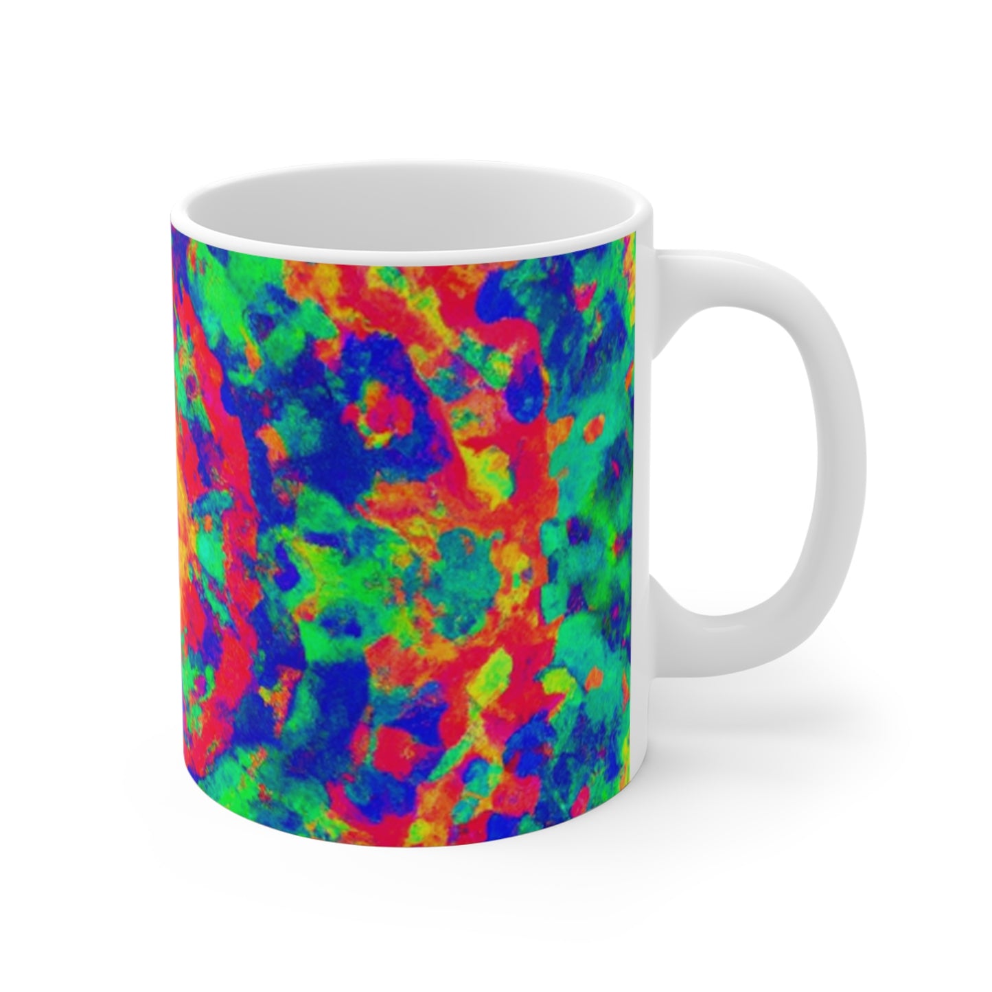 Jack's Retro Roasted Coffee - Psychedelic Coffee Cup Mug 11 Ounce