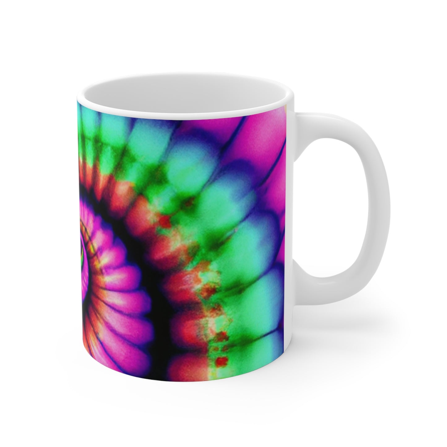 Freddie's Freshly Roasted - Psychedelic Coffee Cup Mug 11 Ounce