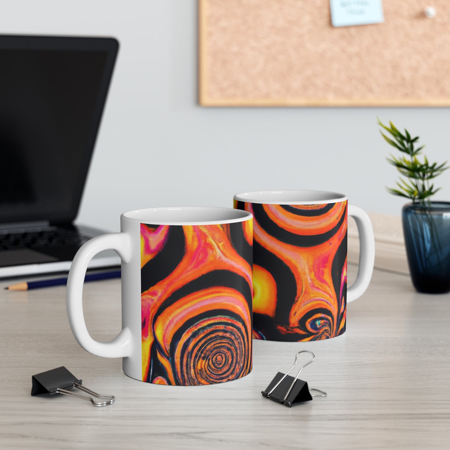 Jack's Supreme Coffeeworks - Psychedelic Coffee Cup Mug 11 Ounce