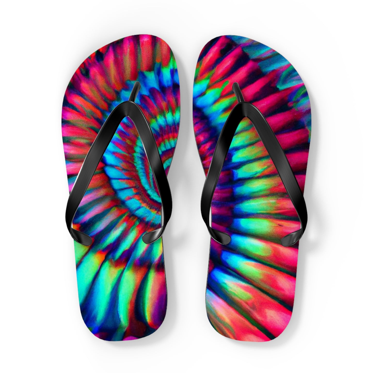 Hodgins Shoemakers - Psychedelic Trippy Flip Flop Beach Sandals