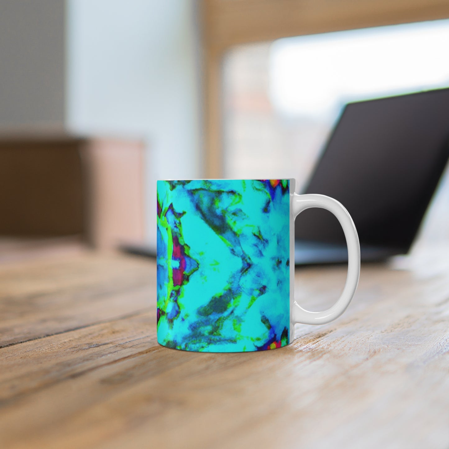 Geneva's Gourmet Coffee - Psychedelic Coffee Cup Mug 11 Ounce