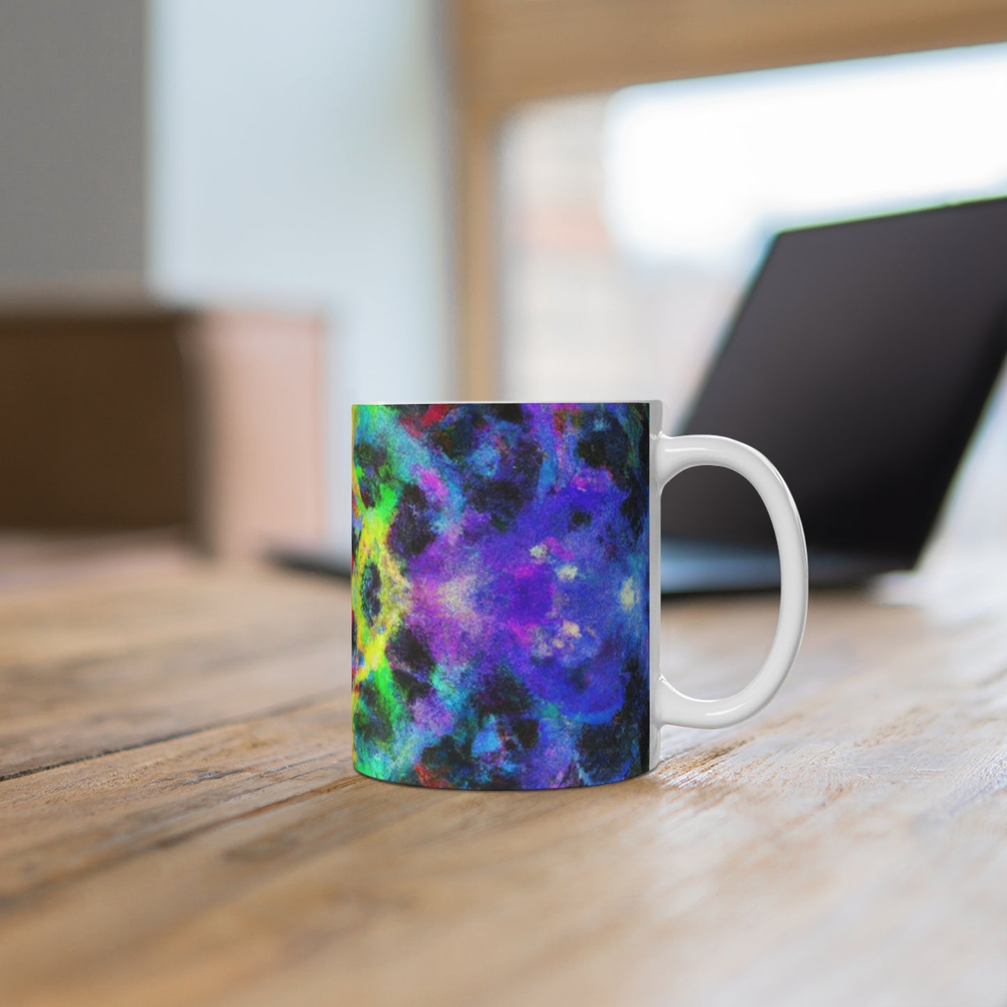 Maybelle's Morning Blend Coffee - Psychedelic Coffee Cup Mug 11 Ounce