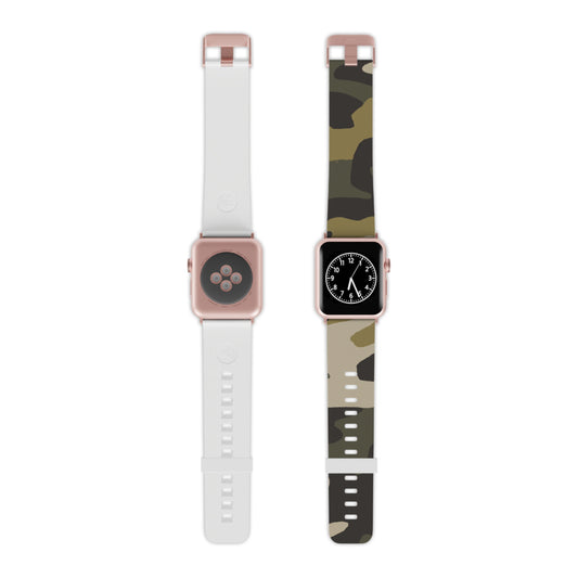 Fredericka Fitzwater - Camouflage Apple Wrist Watch Band