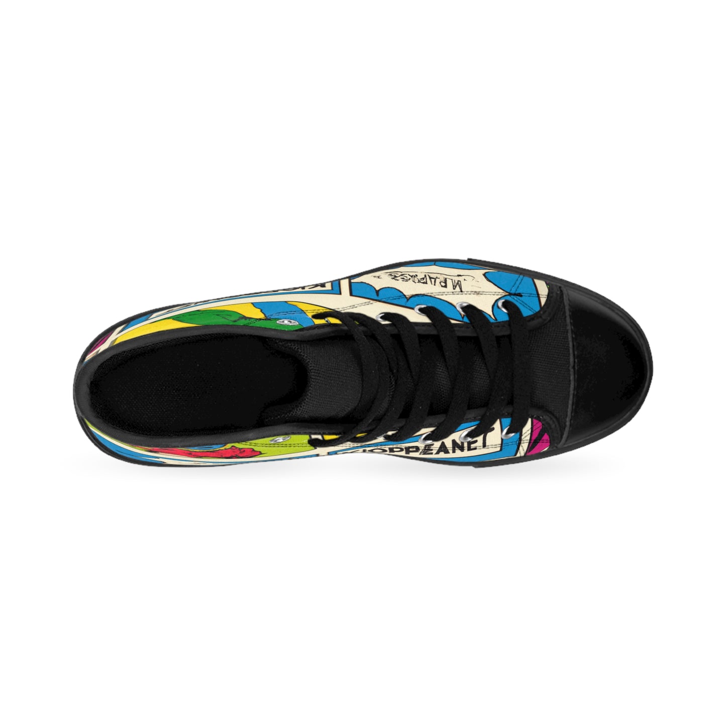 .

Owen de Footwear - Comic Book Hi Tops