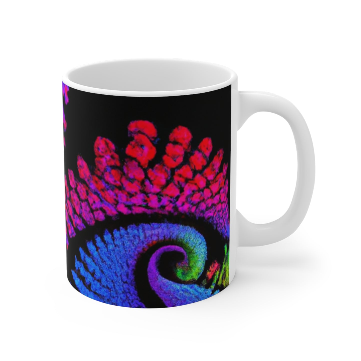 Lena's House of Java - Psychedelic Coffee Cup Mug 11 Ounce