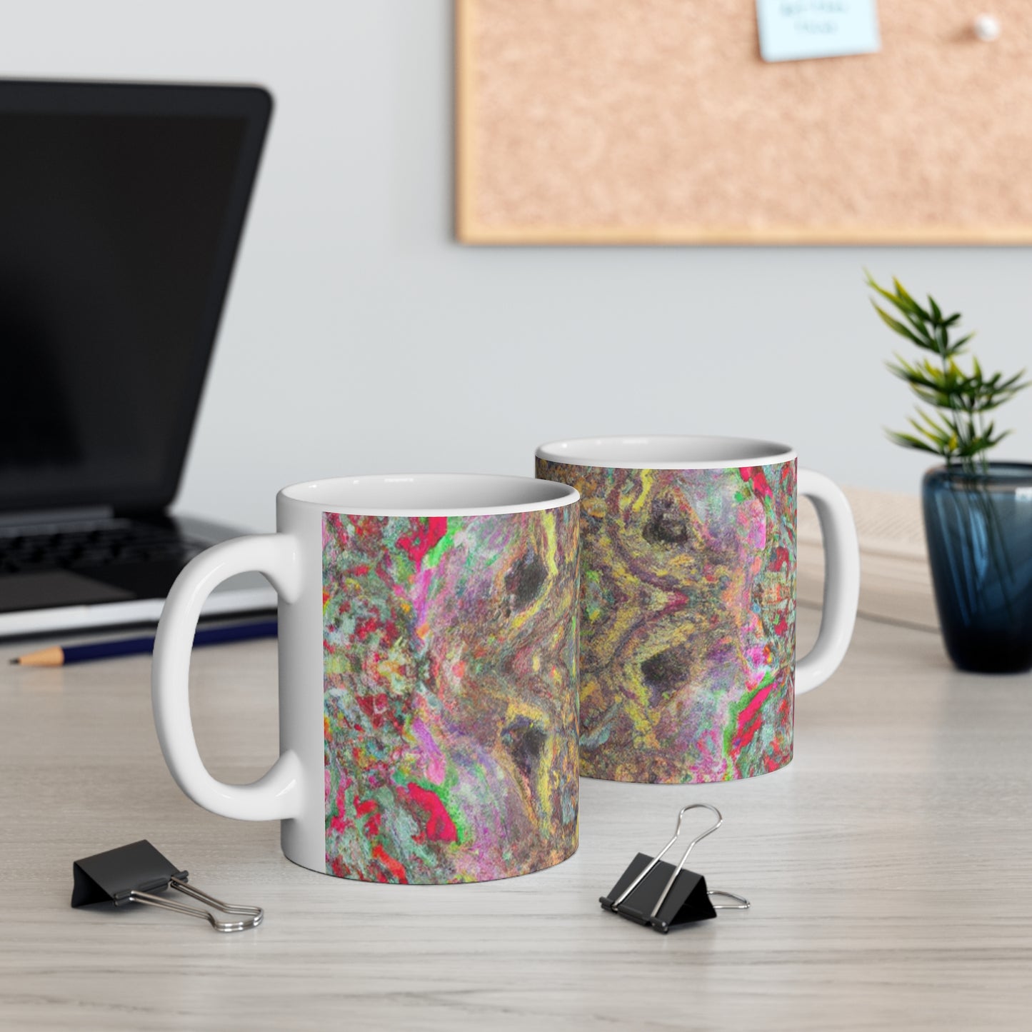 Nel's Classic Coffee - Psychedelic Coffee Cup Mug 11 Ounce