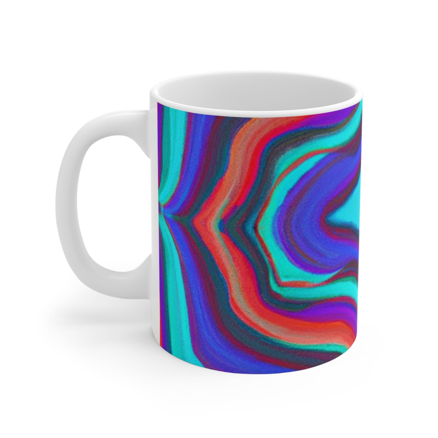 Joe's Java - Psychedelic Coffee Cup Mug 11 Ounce