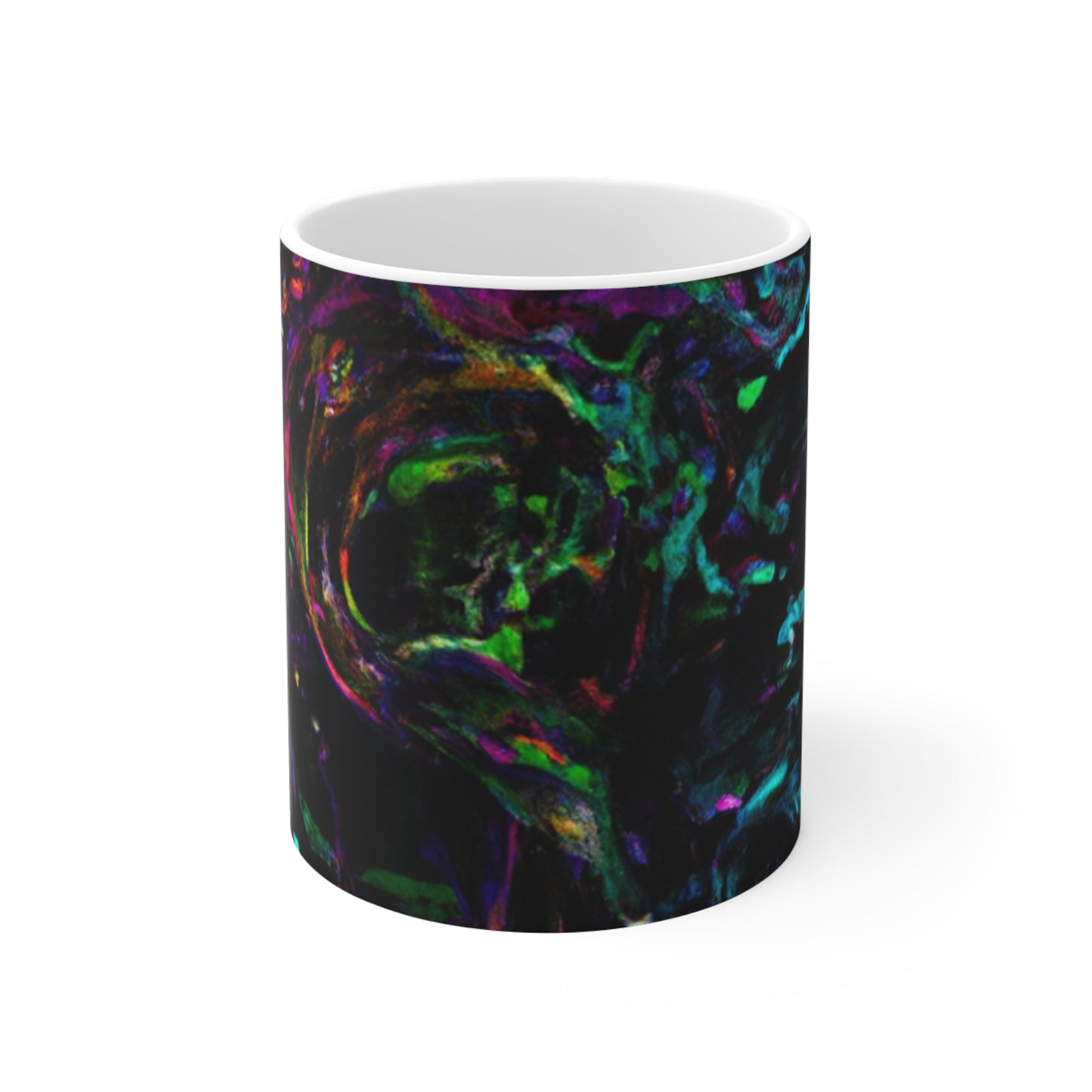 .

Freda's Fine Roasts - Psychedelic Coffee Cup Mug 11 Ounce