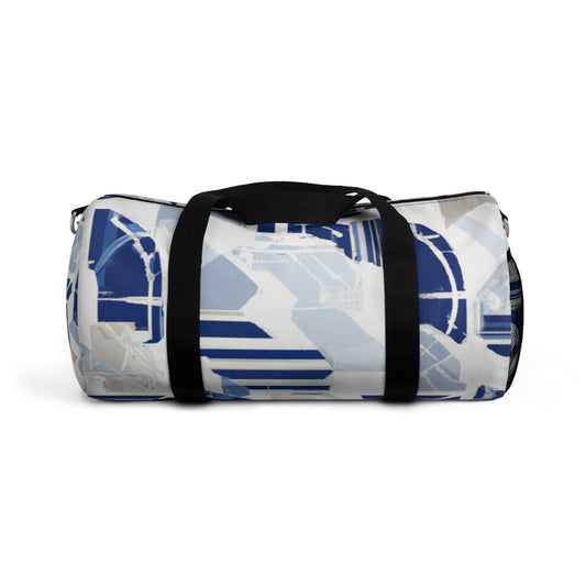 Frieda Fermat - Geometric Pattern Duffel Travel Gym Luggage Bag