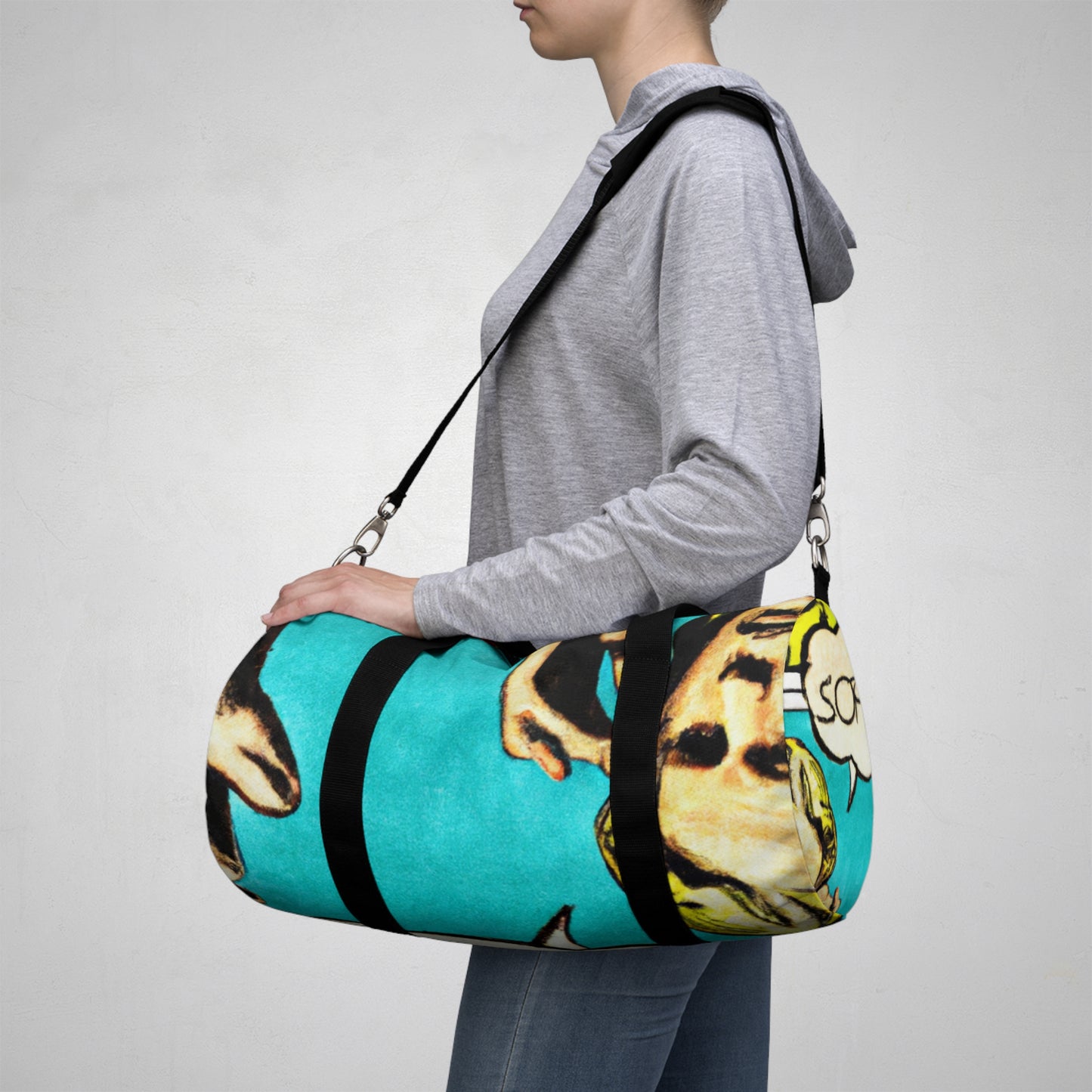 Elegant Envy by Thora Montgomery - Comic Book Duffel Bag