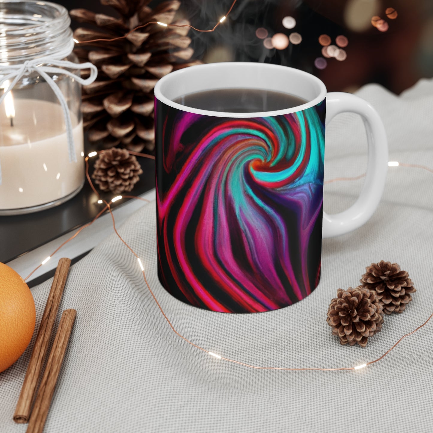 Royale Coffee Roasters - Psychedelic Coffee Cup Mug 11 Ounce