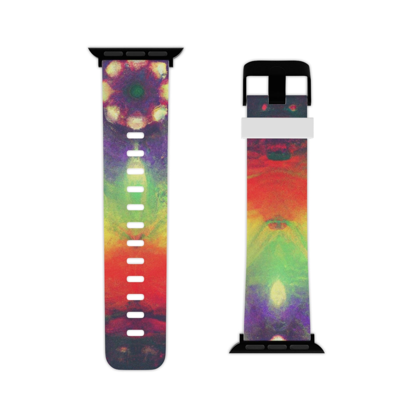 Izabelle LeGrande - Trippy Hippy Boho Psychedelic Apple Wrist Watch Band