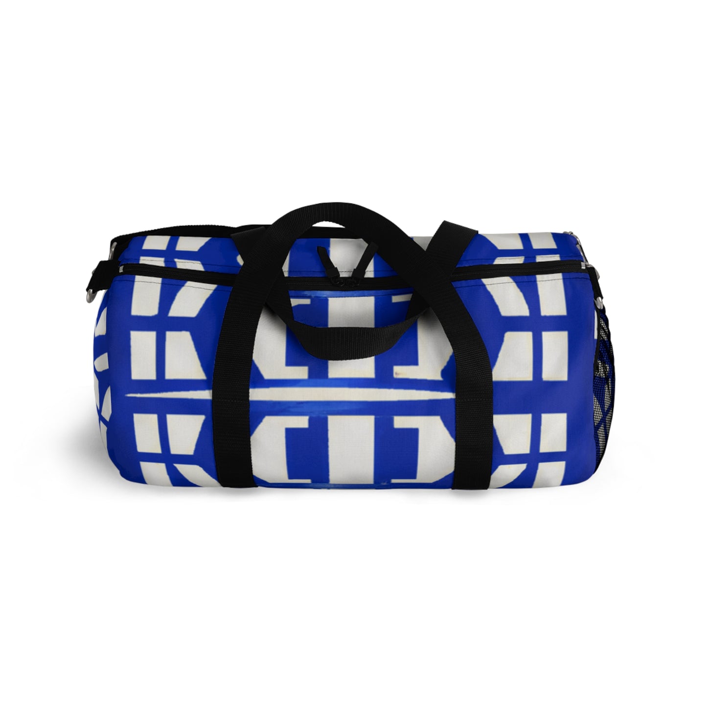 Nathaniel Coffeebean - Geometric Pattern Duffel Travel Gym Luggage Bag