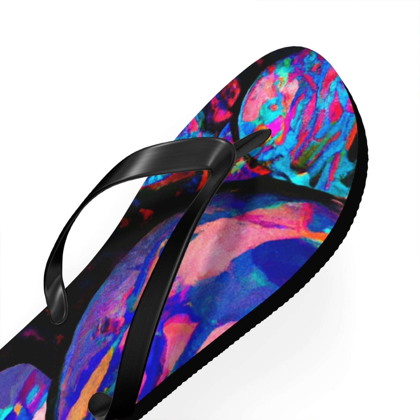 Caroline Craddock - Psychedelic Trippy Flip Flop Beach Sandals