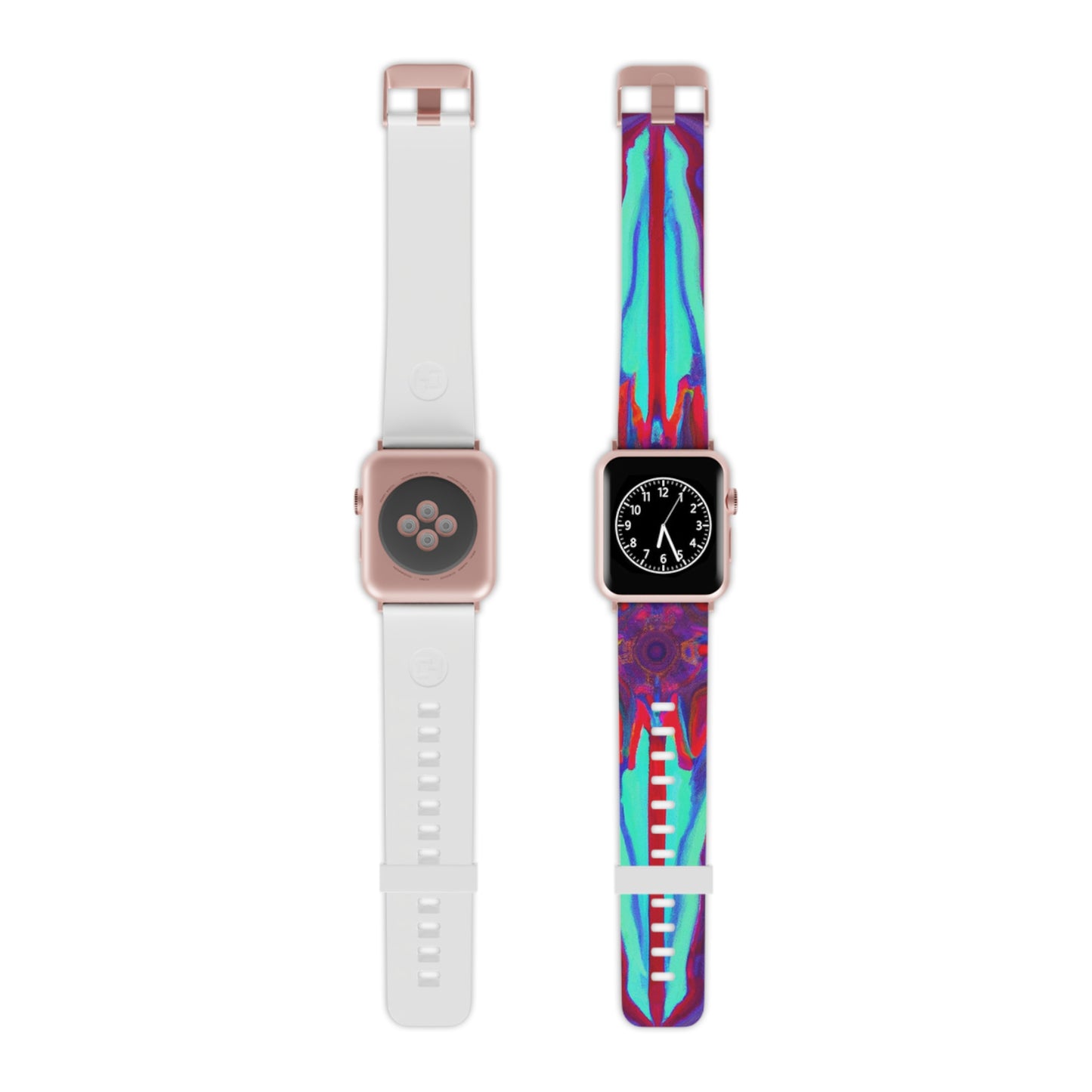 Hector Mueller - Trippy Hippy Boho Psychedelic Apple Wrist Watch Band