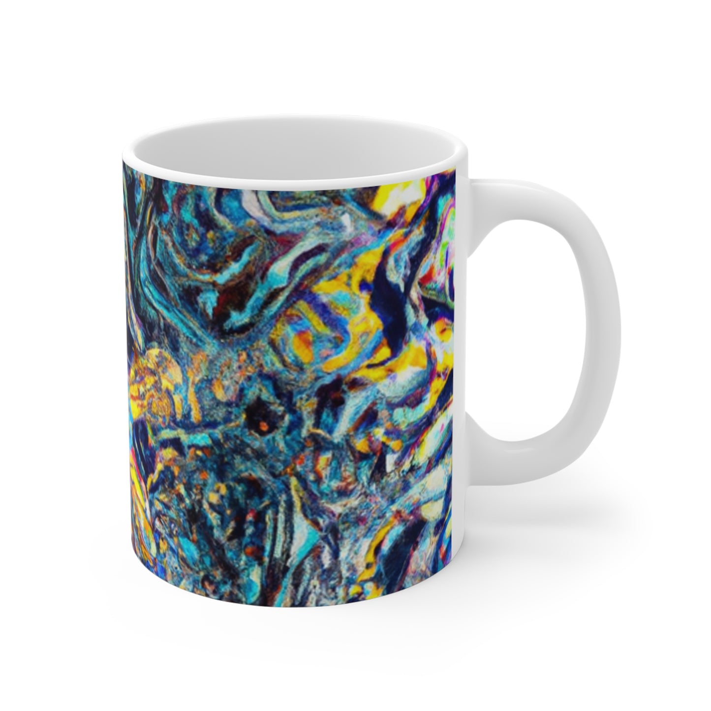 Java Joe's. - Psychedelic Coffee Cup Mug 11 Ounce