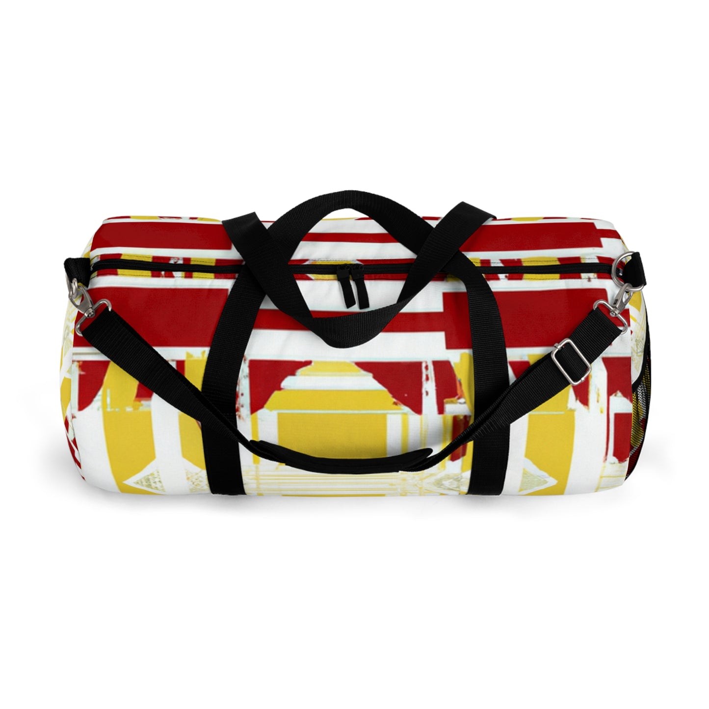 Herberta Longskirt - Geometric Pattern Duffel Travel Gym Luggage Bag