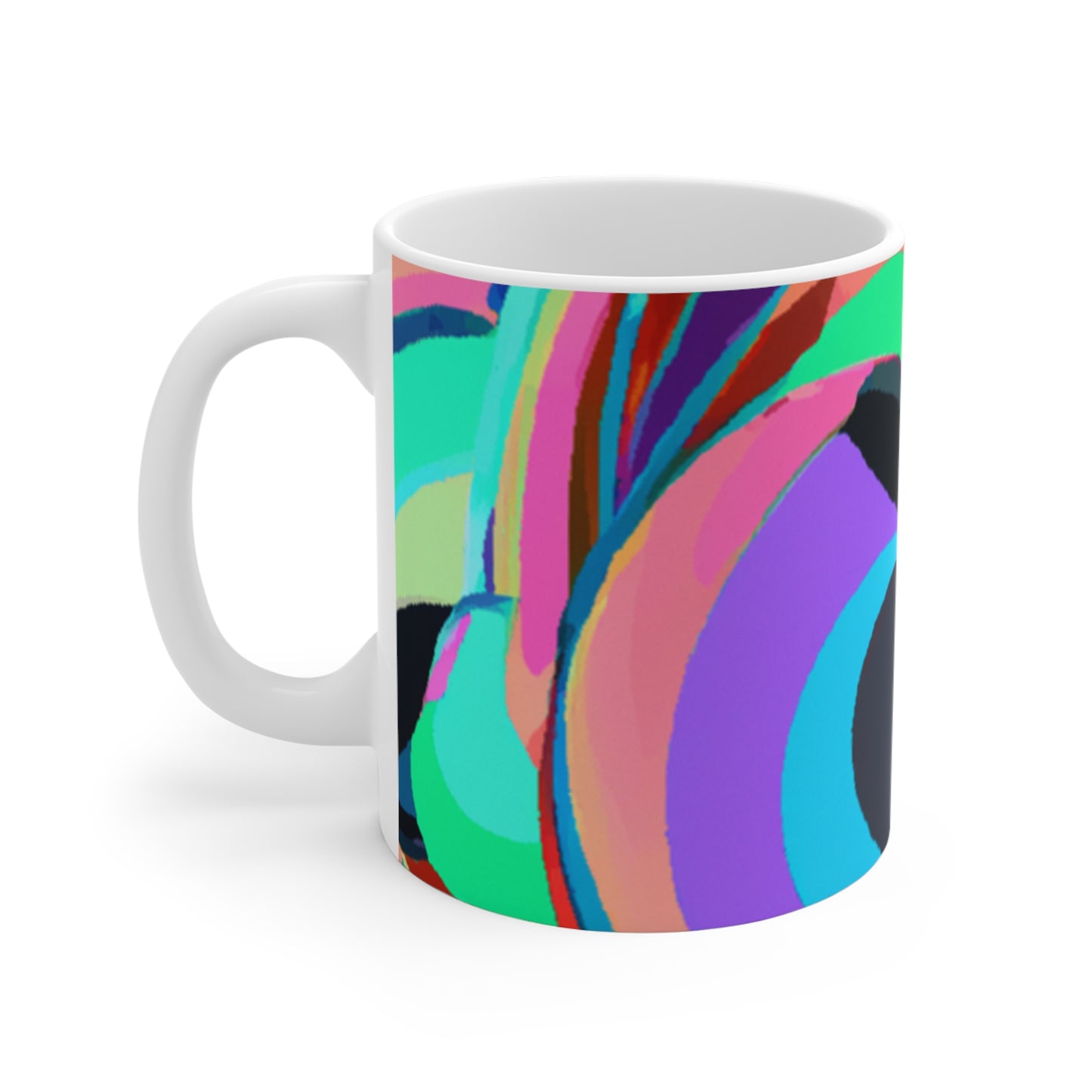 Joe's Java Roast - Psychedelic Coffee Cup Mug 11 Ounce