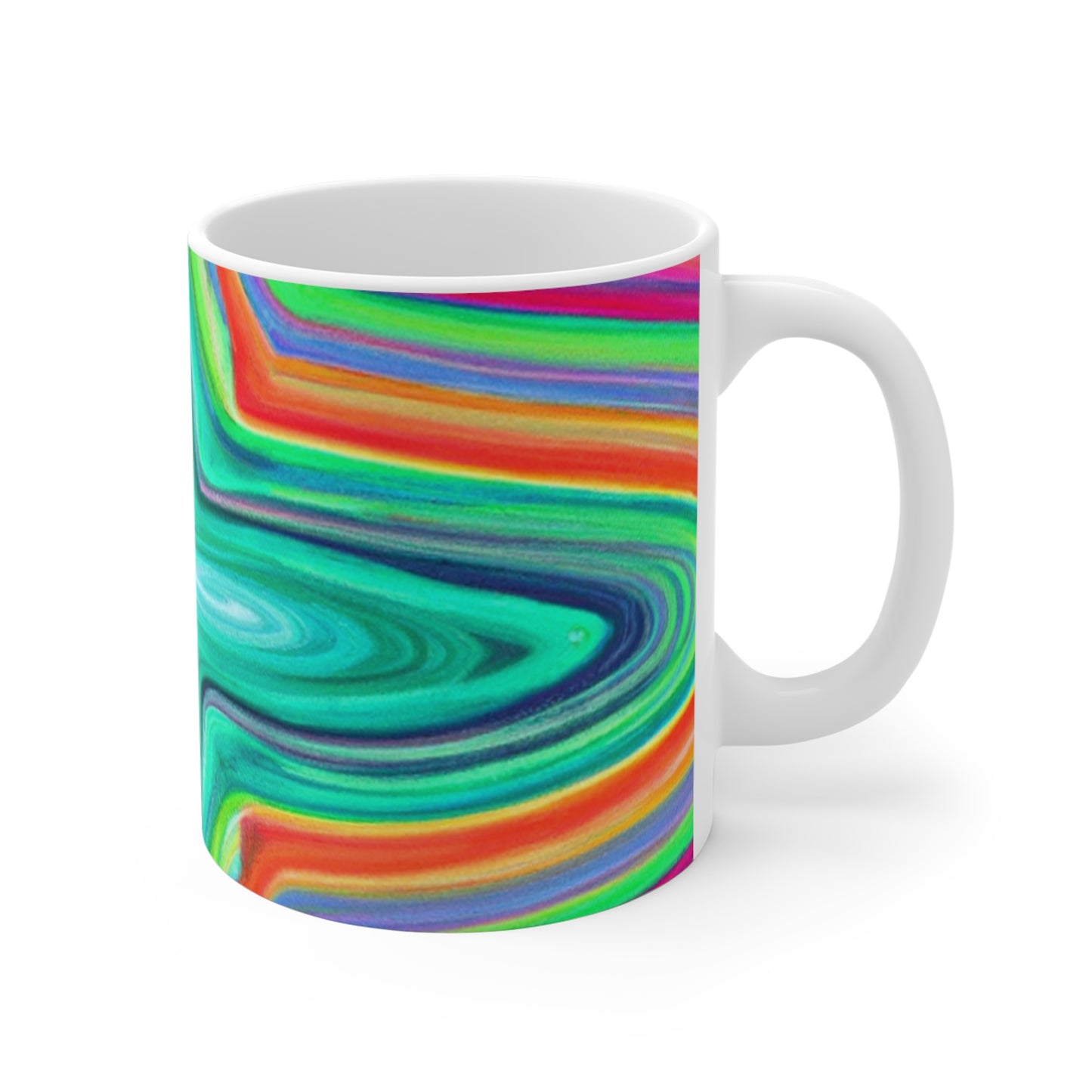 Reuben Roasters - Psychedelic Coffee Cup Mug 11 Ounce