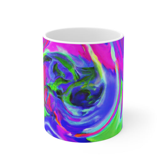 Sunnyside Brand Coffee - Psychedelic Coffee Cup Mug 11 Ounce