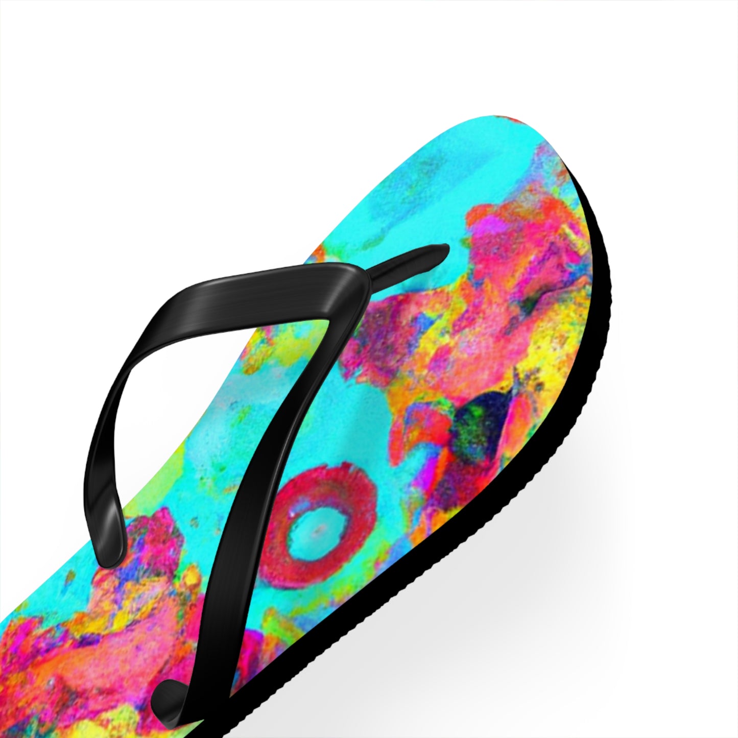 Hiram Clifton, Cobbler. - Psychedelic Trippy Flip Flop Beach Sandals