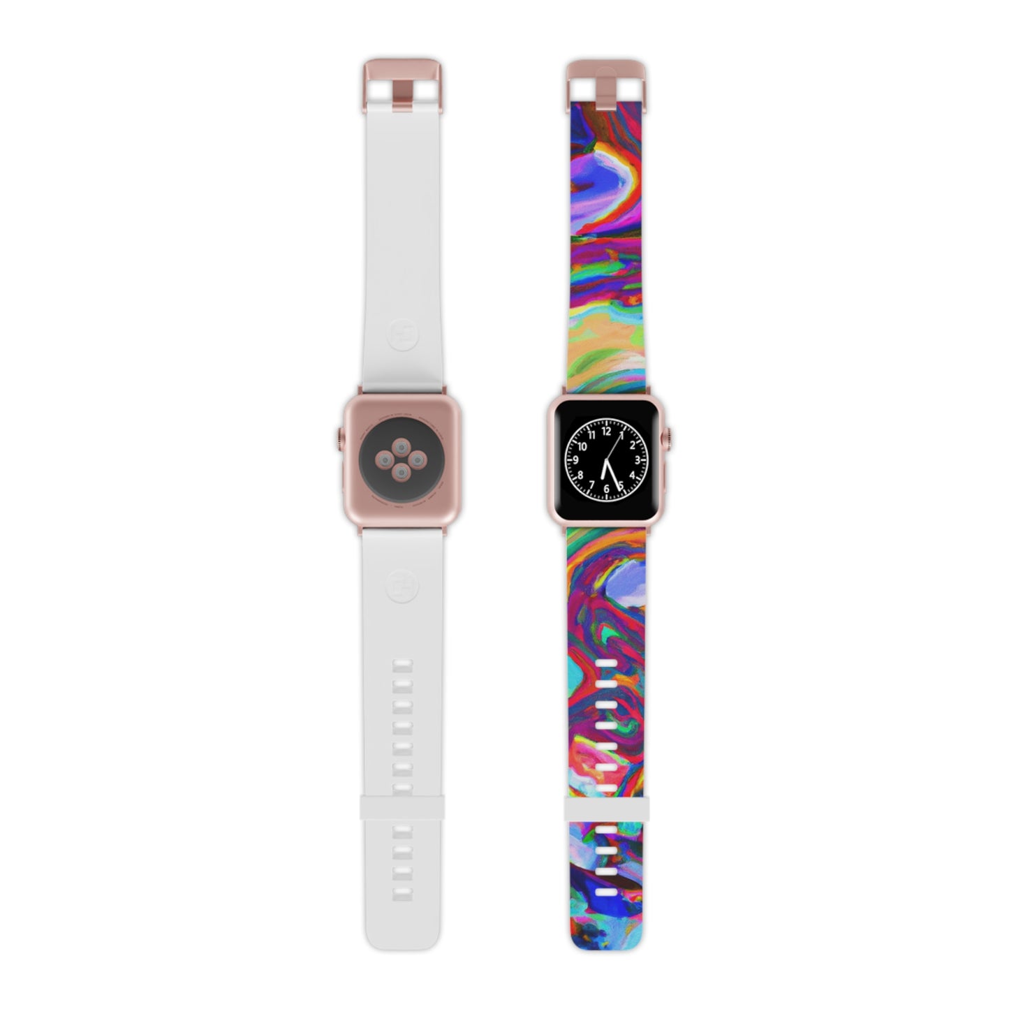 Charlotte Roersch - Trippy Hippy Boho Psychedelic Apple Wrist Watch Band