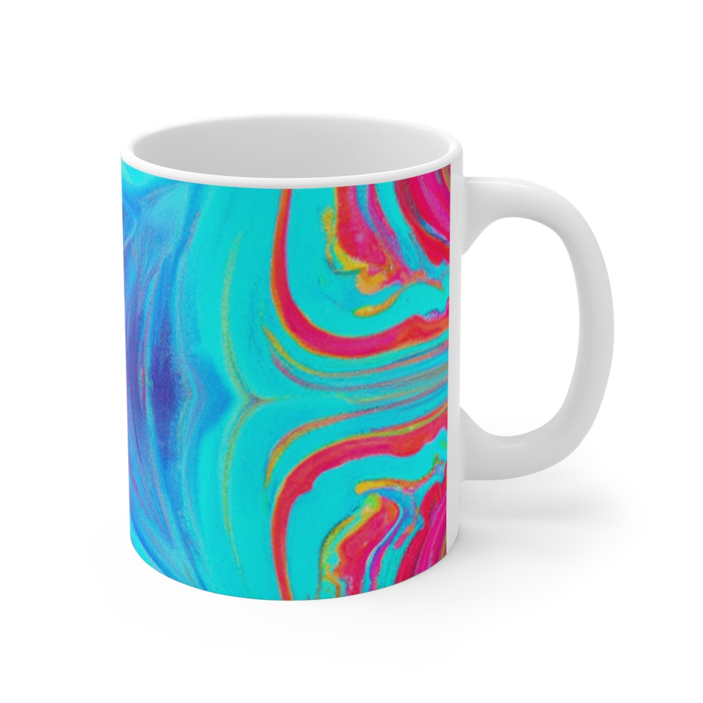 Alice's 1950s Specialty Coffee - Psychedelic Coffee Cup Mug 11 Ounce