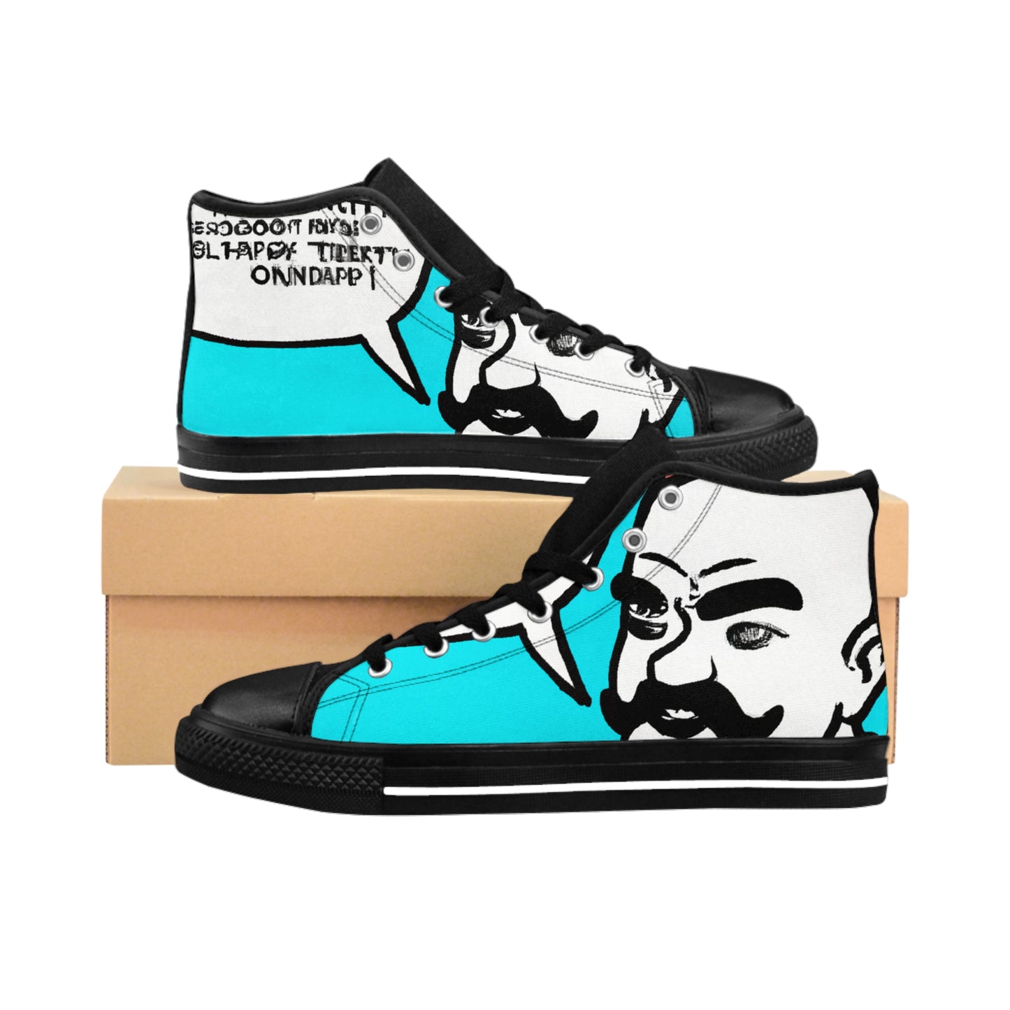 .

Ferndalena the Footwear Maker - Comic Book Hi Tops