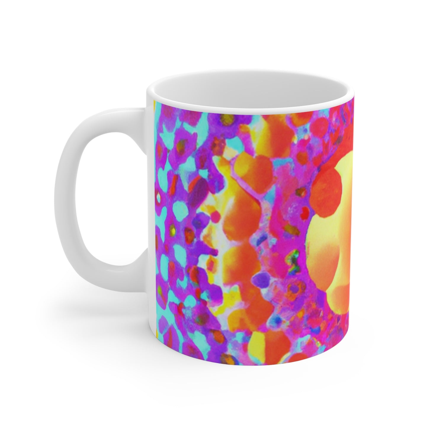 Aldo's Roastcraft Company - Psychedelic Coffee Cup Mug 11 Ounce