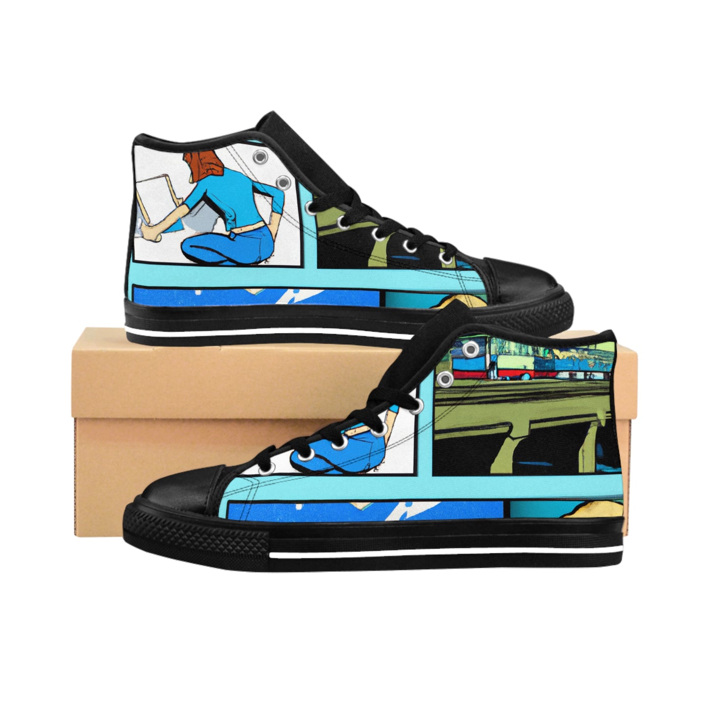 .

Indrek the Shoemaker - Comic Book Hi Tops