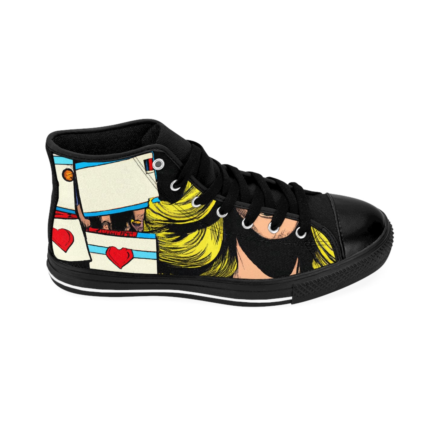 Sir Emanuell de la Suede - Comic Book Hi Tops