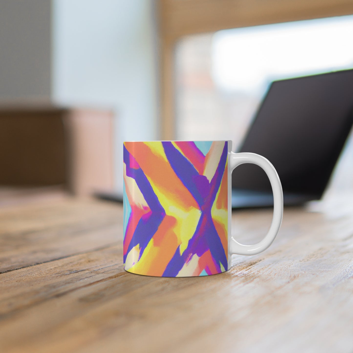 Mildred's Java Brew - Psychedelic Coffee Cup Mug 11 Ounce