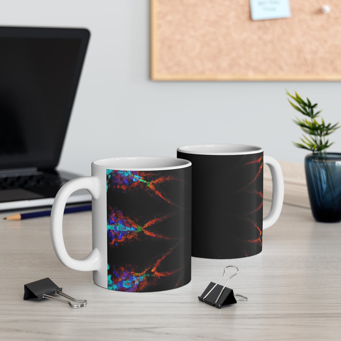 Walter's Wake Up Roast - Psychedelic Coffee Cup Mug 11 Ounce