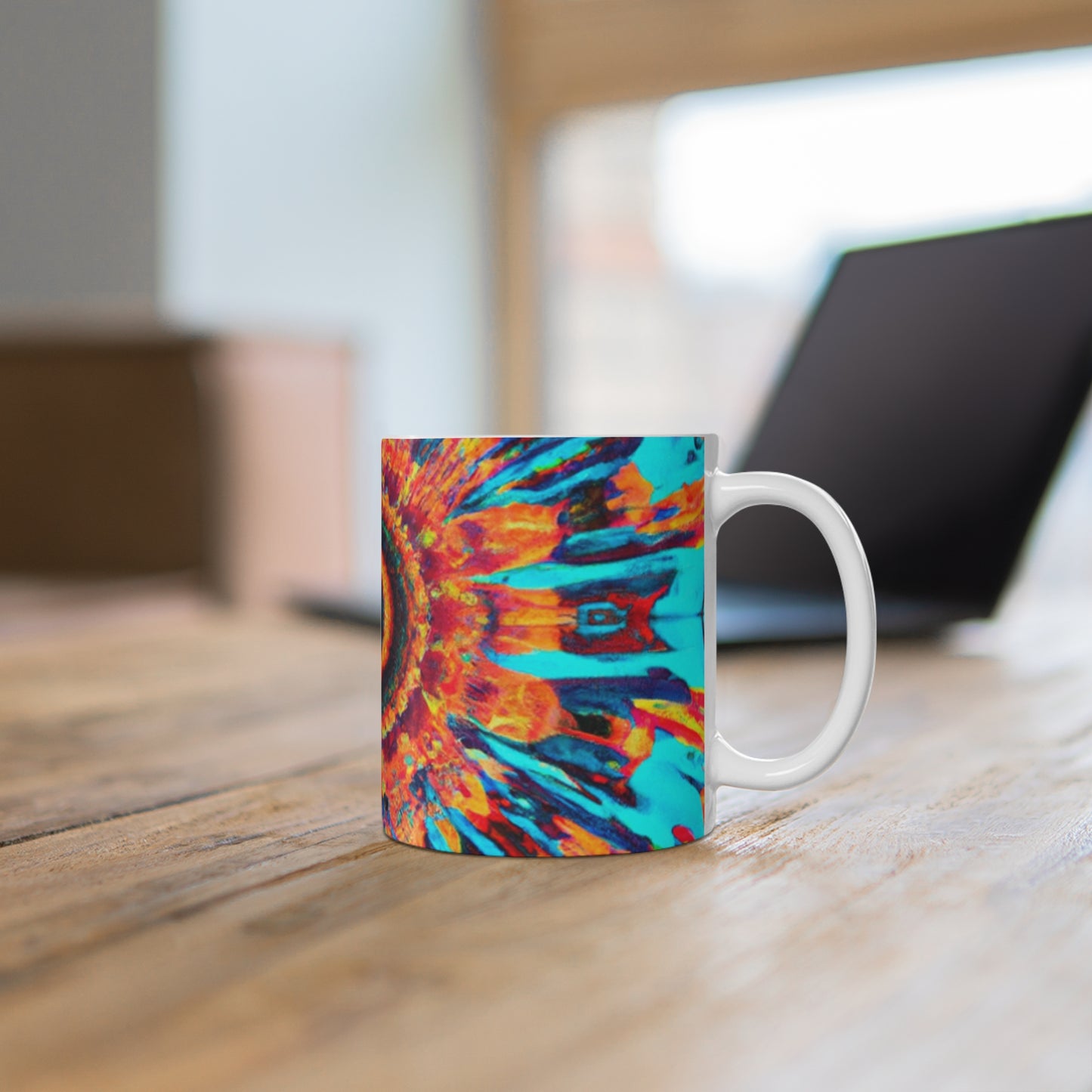 Percival Pasquale's Perfectly Perky Percolated Percolators - Psychedelic Coffee Cup Mug 11 Ounce