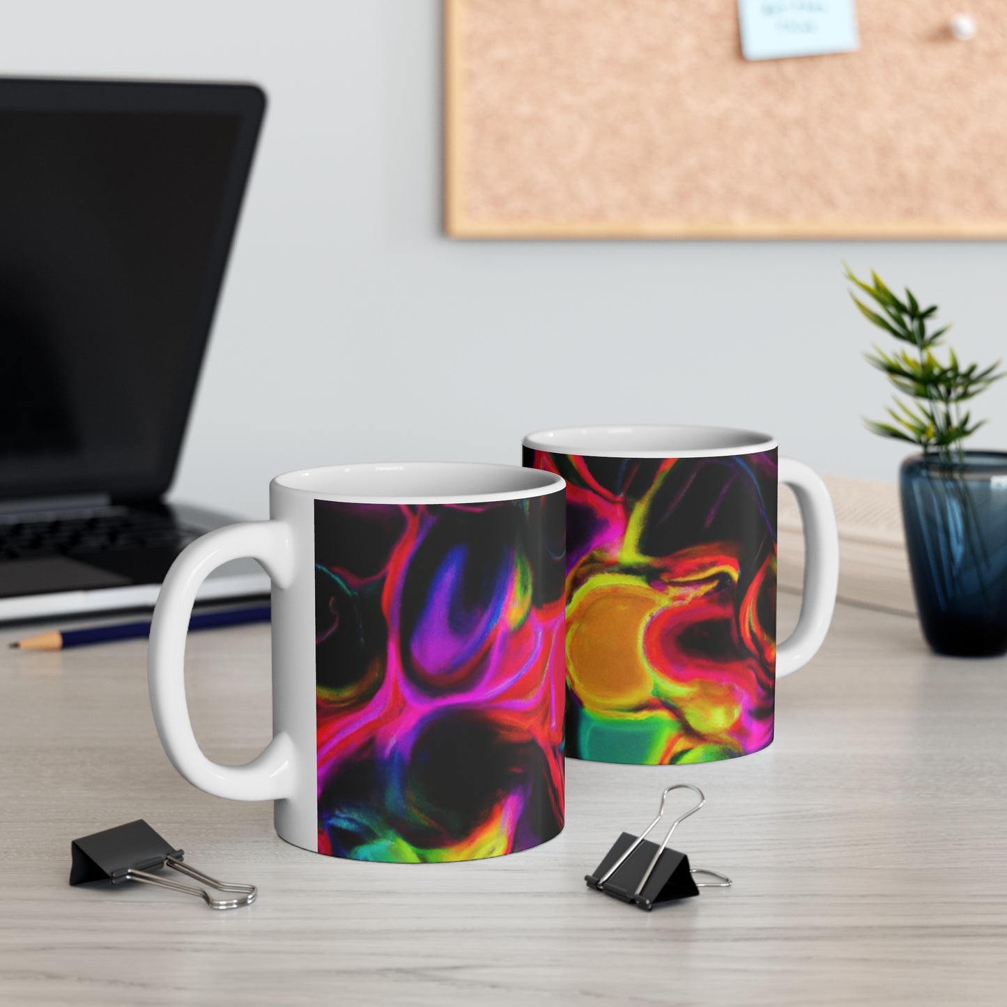 .

Brewster's Best Coffee - Psychedelic Coffee Cup Mug 11 Ounce