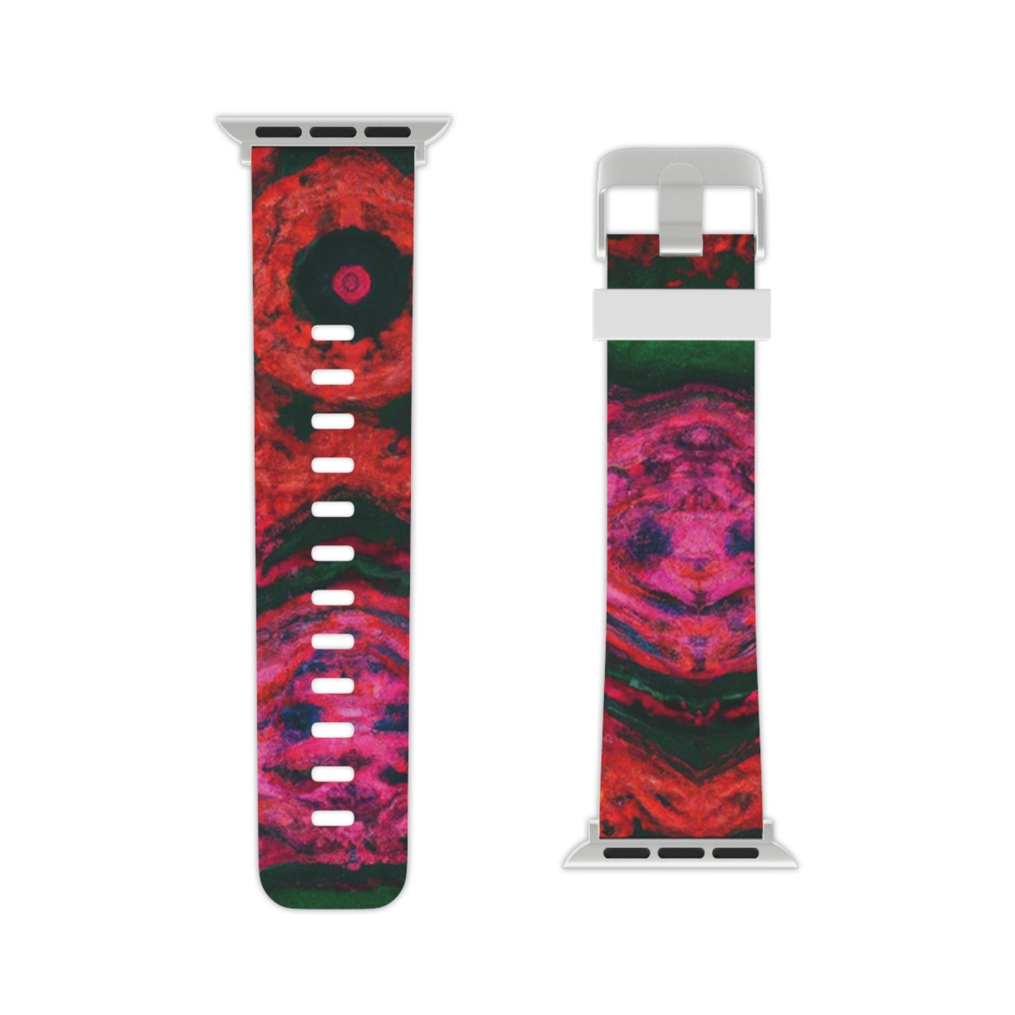 Adelaide Miller - Trippy Hippy Boho Psychedelic Apple Wrist Watch Band