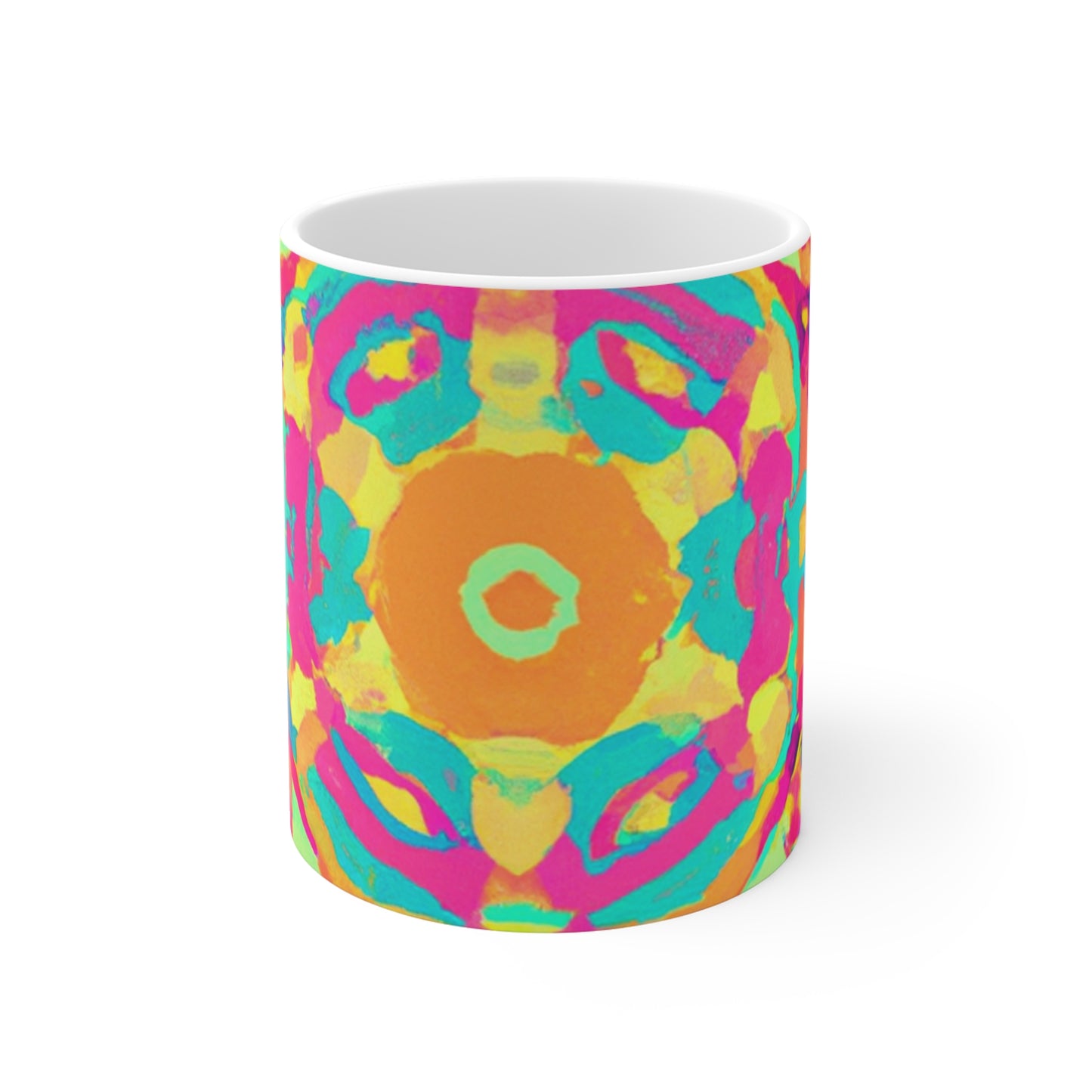 Della's Delightful Coffee - Psychedelic Coffee Cup Mug 11 Ounce