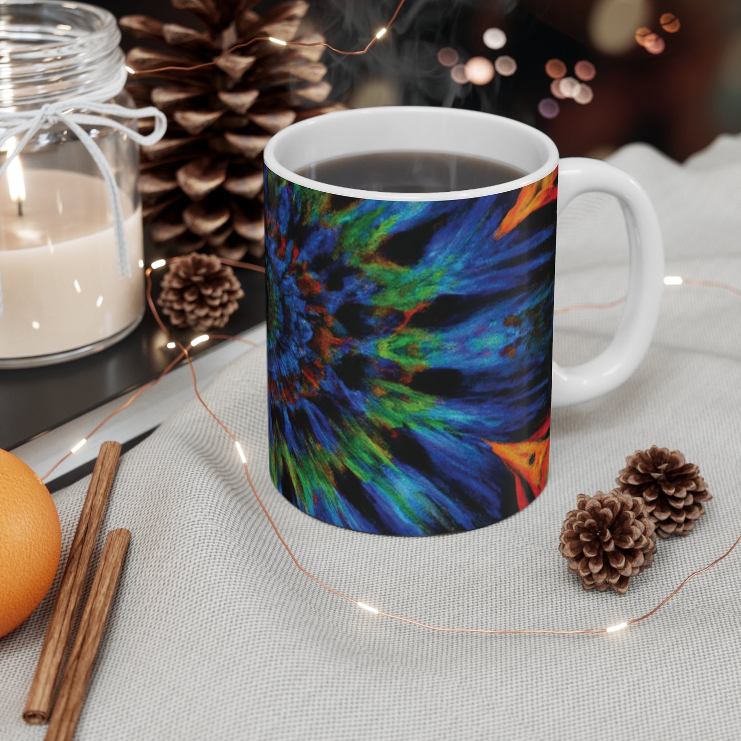 Vincent's Vintage Coffee Roasters - Psychedelic Coffee Cup Mug 11 Ounce