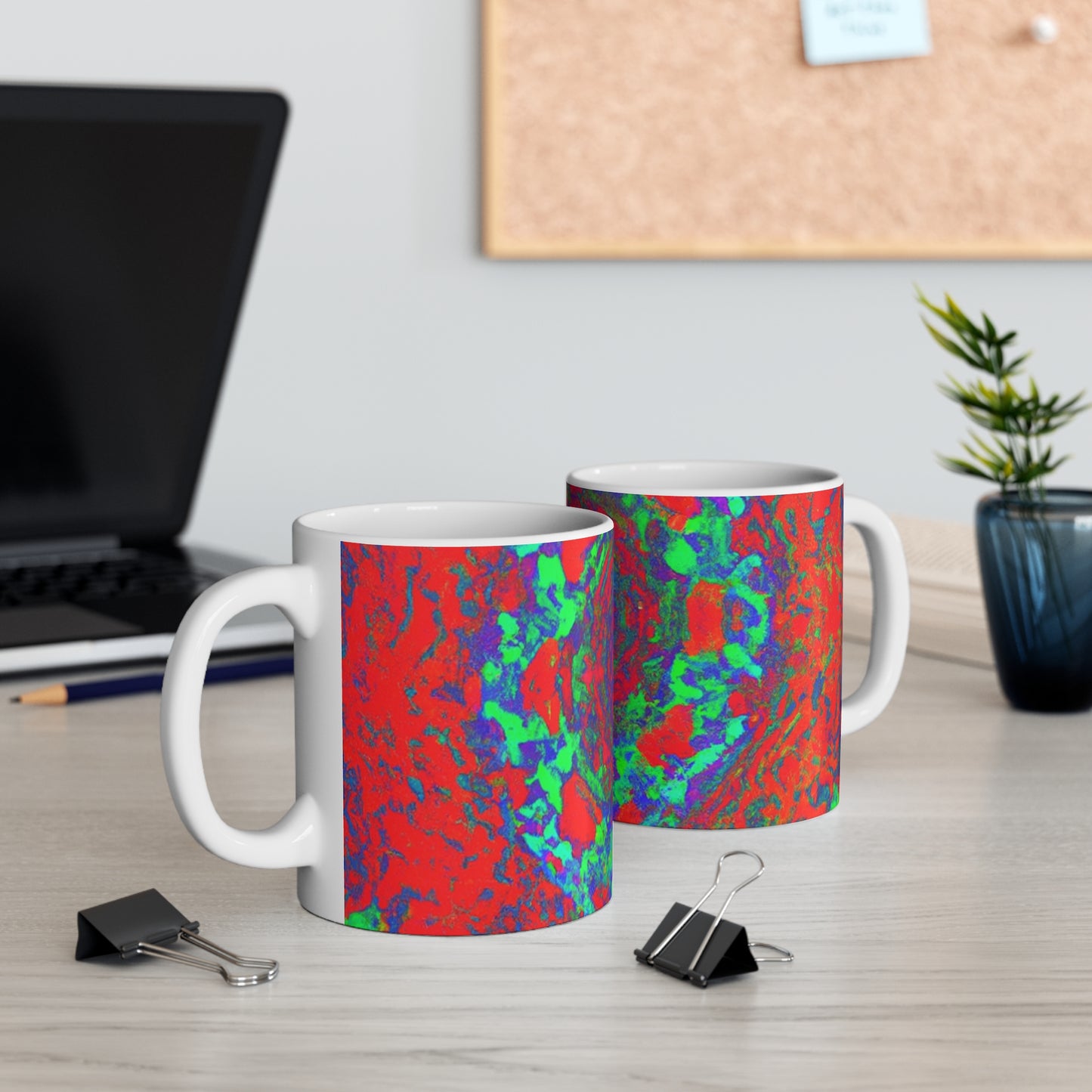 Robinson's Roasters - Psychedelic Coffee Cup Mug 11 Ounce