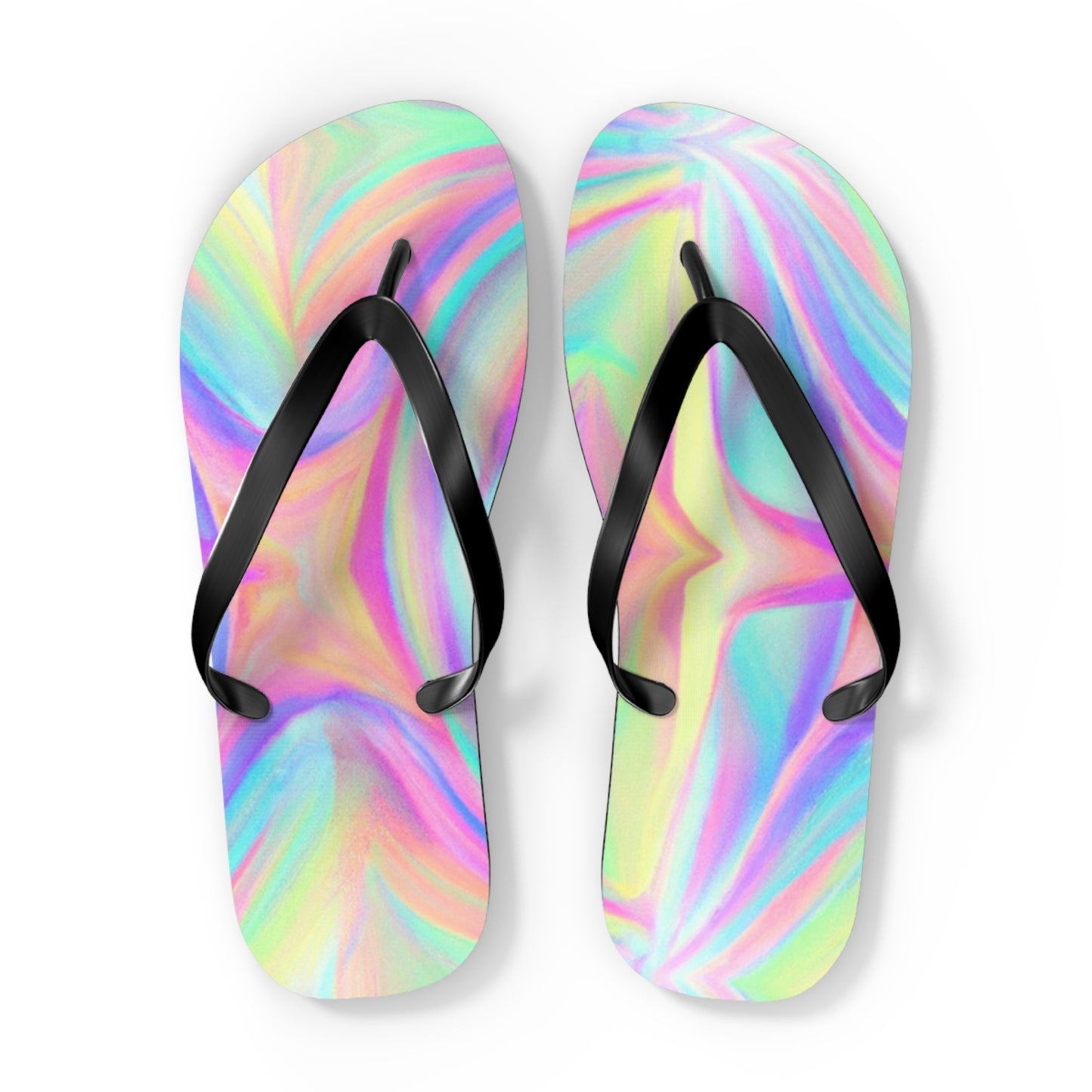 Lavinia Grieveson, Shoemistress - Psychedelic Trippy Flip Flop Beach Sandals