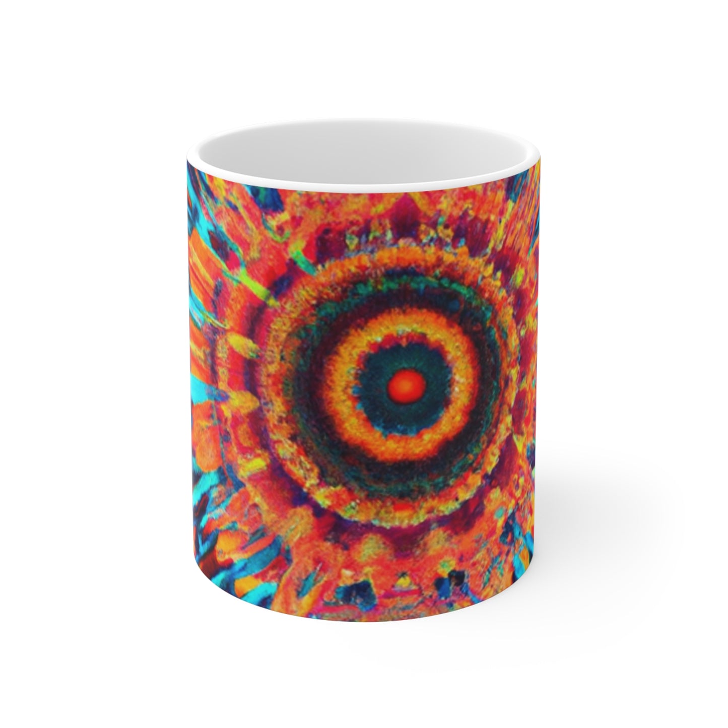 Percival Pasquale's Perfectly Perky Percolated Percolators - Psychedelic Coffee Cup Mug 11 Ounce