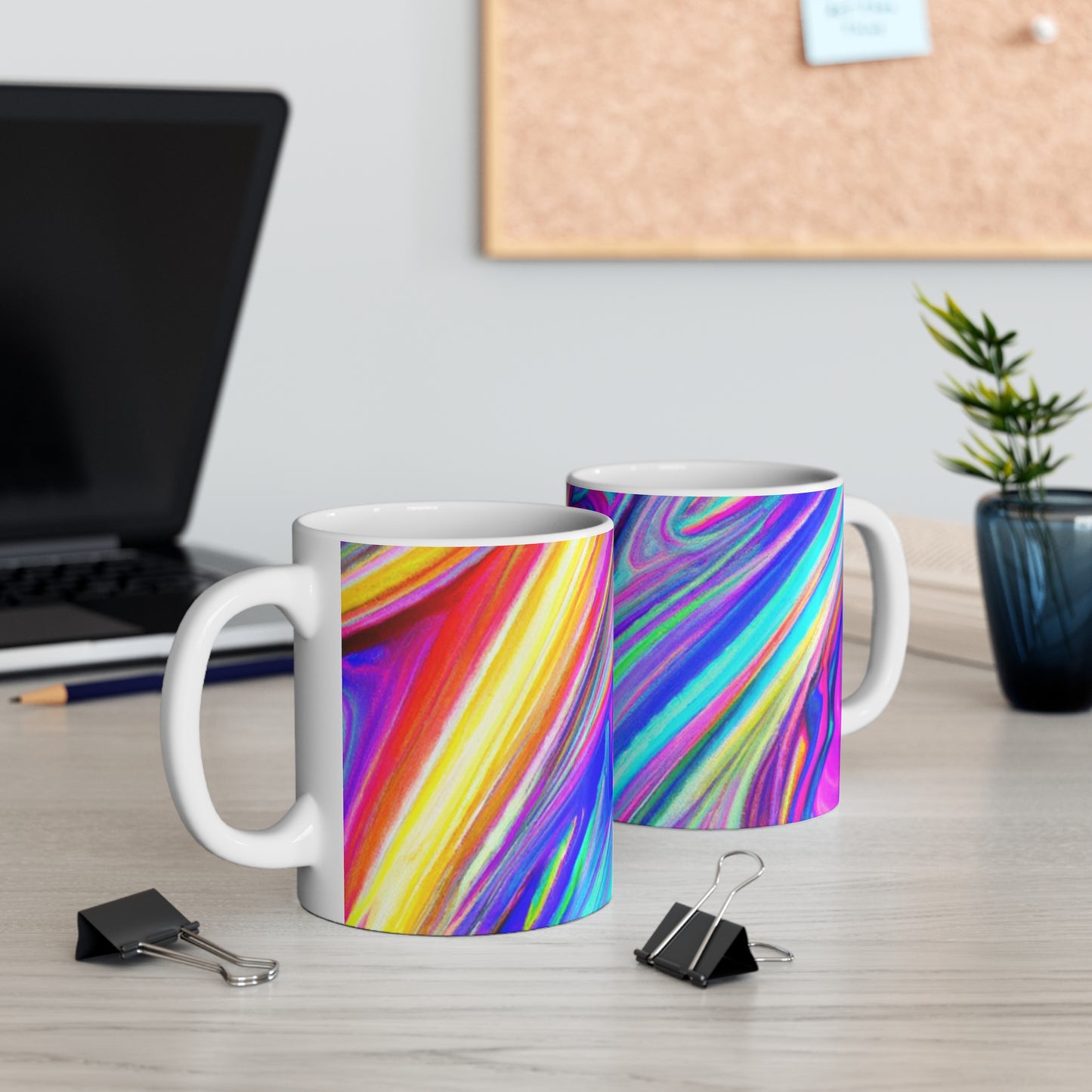 Jenny's Java - Psychedelic Coffee Cup Mug 11 Ounce