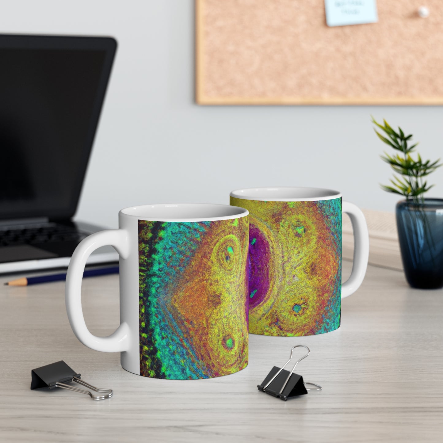 .

Raymond's Roast Coffee - Psychedelic Coffee Cup Mug 11 Ounce