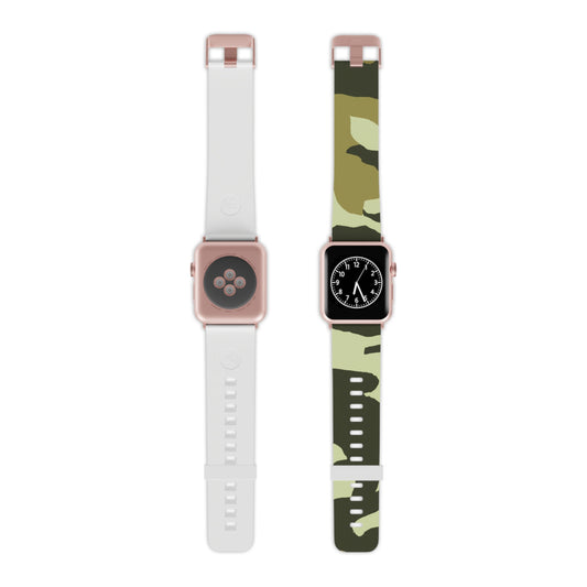 Ernestine Hunterfield. - Camouflage Apple Wrist Watch Band