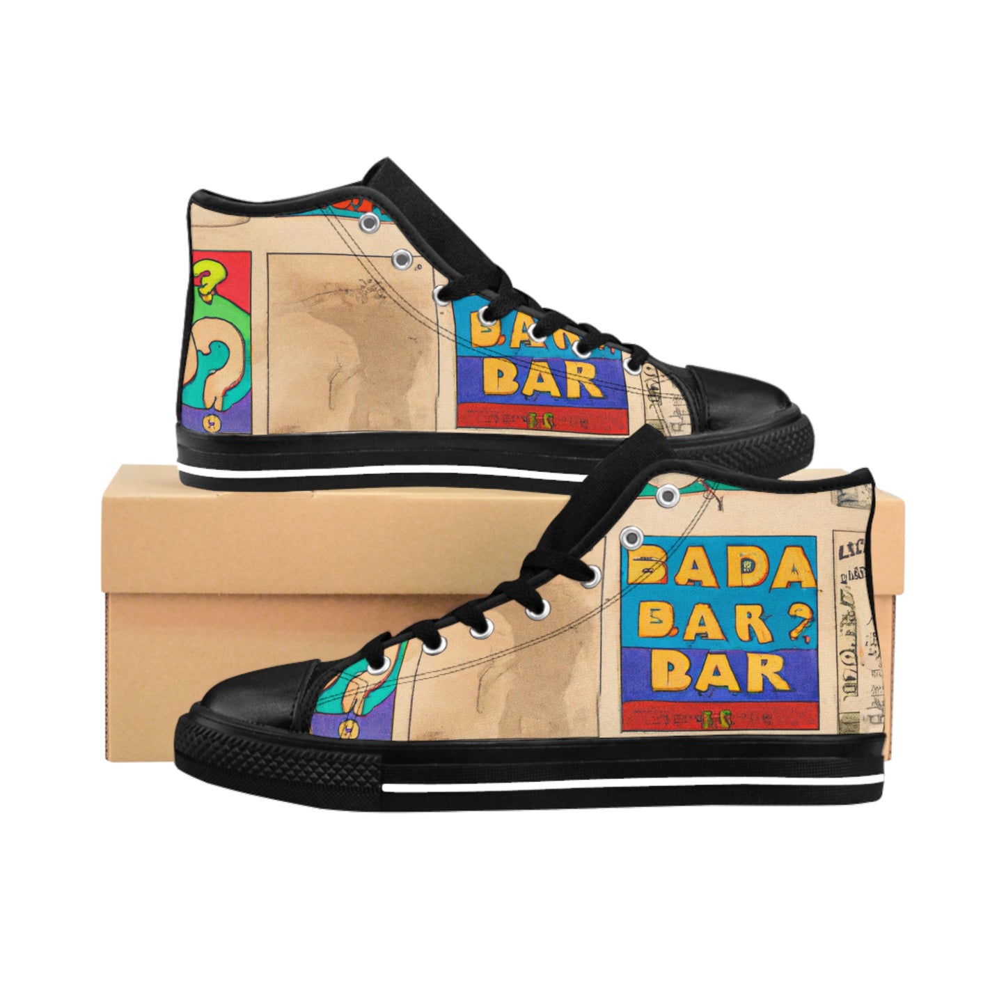 Giles of Groton - Comic Book Hi Tops