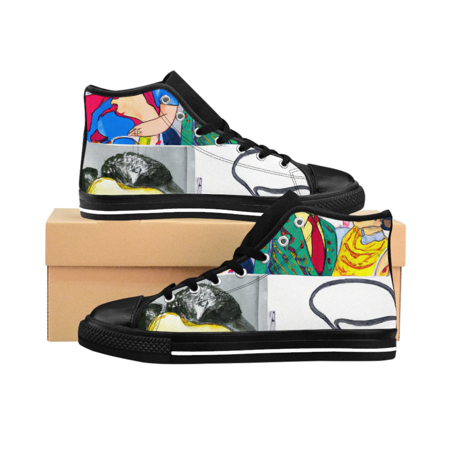 Gwendolynne Cobblersley - Comic Book Hi Tops