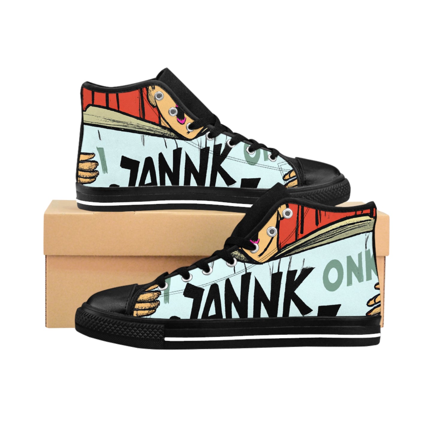 Merlita of Madrid - Comic Book Hi Tops